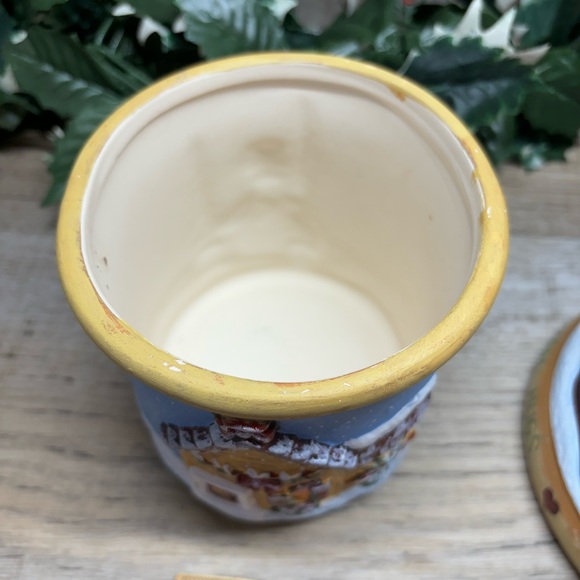 Kathy Hatch Collection "Sugar Maple" Ceramic Jar Candle Holder - Picture 12 of 15